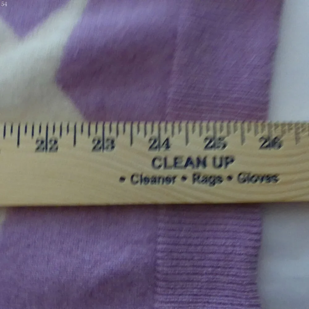 TALBOTS Long Sleeve Scoop Neck Cashmere Pink /w Stars Sweater L - Picture 6 of 6